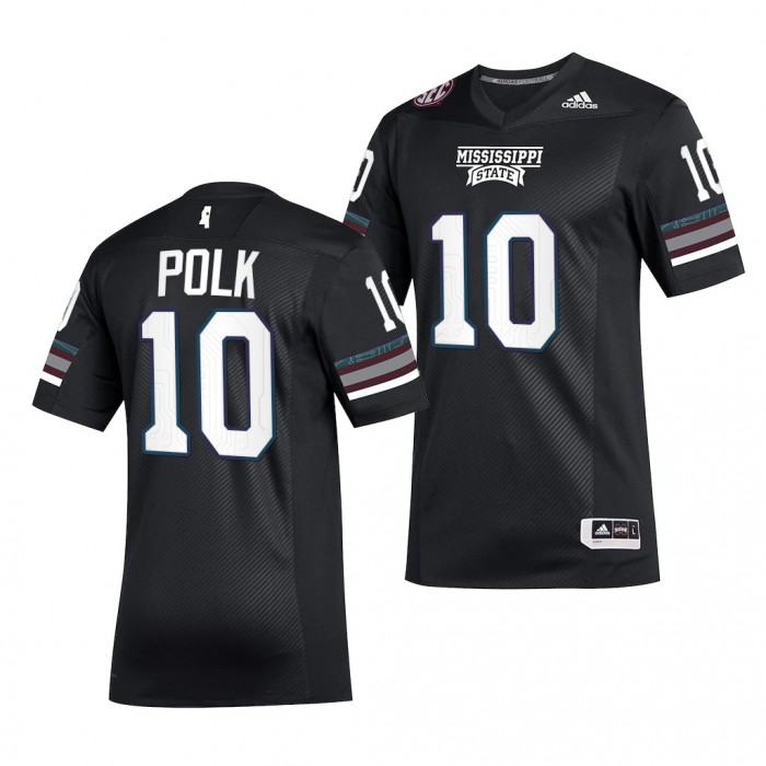 2021-22 Mississippi State Bulldogs Makai Polk Special Game Jersey Black