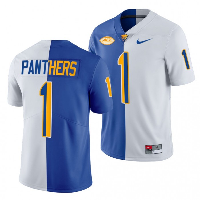 2021-22 Pitt Panthers Split Edition Jersey Royal White