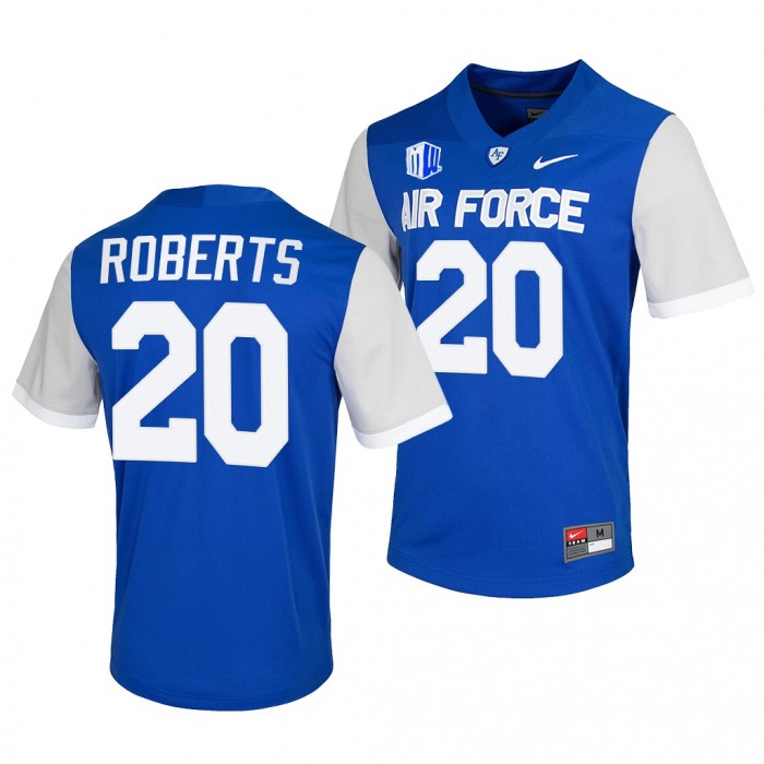 Air Force Falcons Brad Roberts Blue Jersey 2021-22 College Football Game Jersey-Men