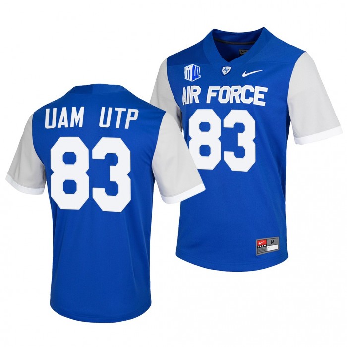 Air Force Falcons UAM UTP Blue Jersey 2021-22 College Football Game Jersey-Men