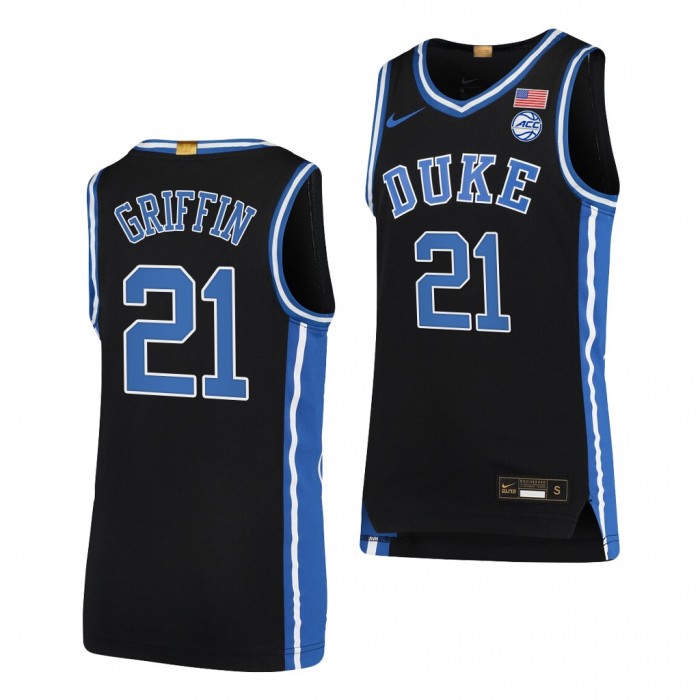 AJ Griffin Jersey Duke Blue Devils 2021-22 College Basketball Limited Jersey-Black