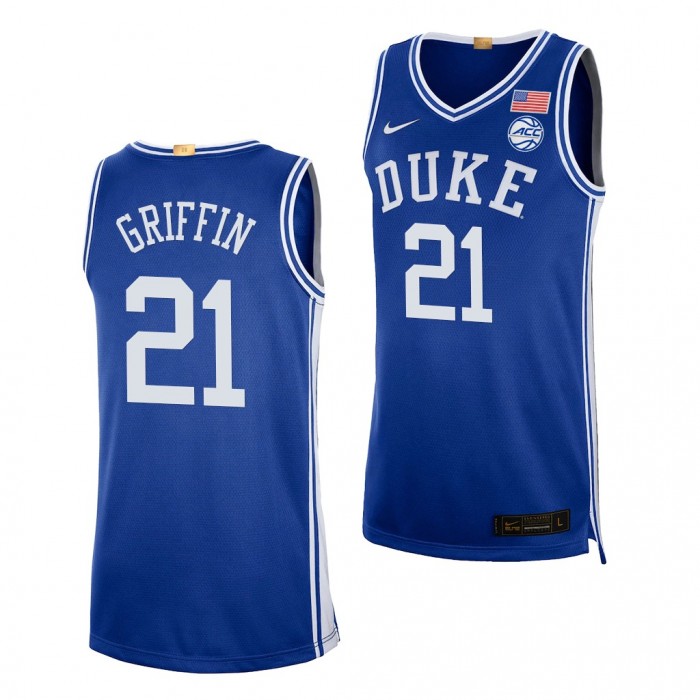 AJ Griffin Jersey Duke Blue Devils 2021-22 College Basketball Authentic Jersey-Royal