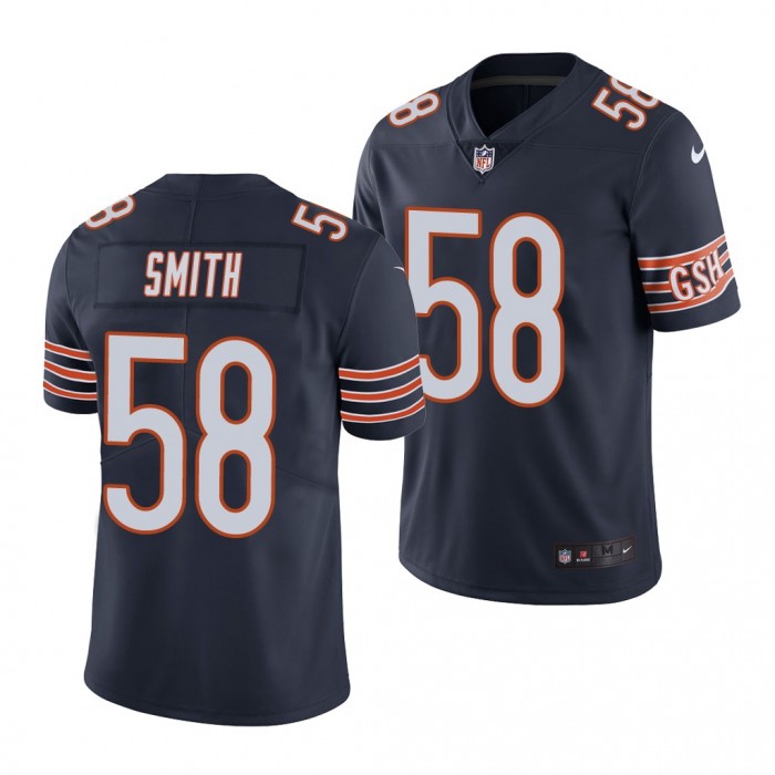 Chicago Bears Roquan Smith For Men Jersey Color Rush Limited Jersey-Navy