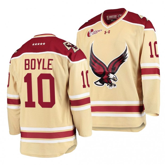Brian Boyle Boston College Eagles Beige Alternate Jersey College Hockey 2021-22