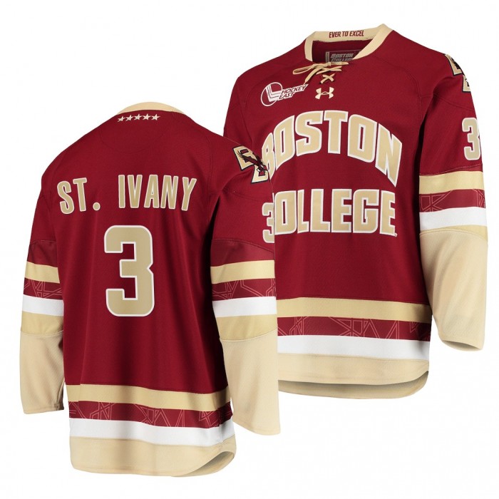Jack St. Ivany Boston College Eagles Maroon Replica Jersey College Hockey 2021-22