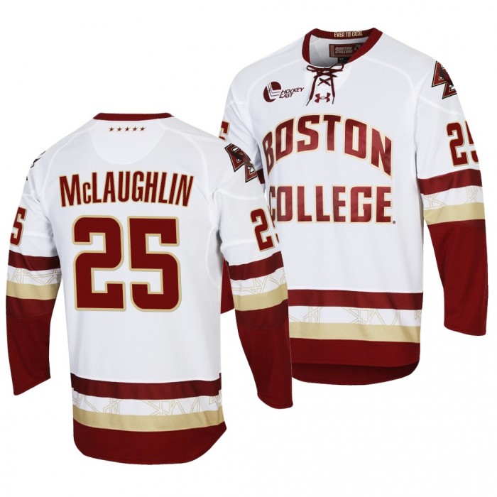 Boston College Eagles Marc McLaughlin White Performance Hockey Jersey 2021-22