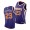 North Carolina Tar Heels 2019 Draft Cameron Johnson Suns Purple #23 Jersey 75th Diamond Anniversary