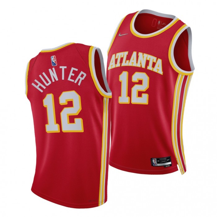 Virginia Cavaliers 2019 Draft De'Andre Hunter Hawks Red #12 Jersey Icon Edition