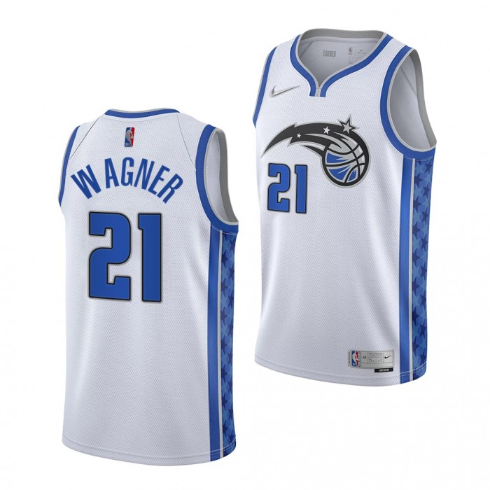Franz Wagner Magic NBA 75th Jersey 2021 Earned Edition White