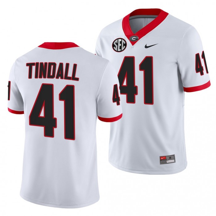 Georgia Bulldogs Channing Tindall College Football Jersey White