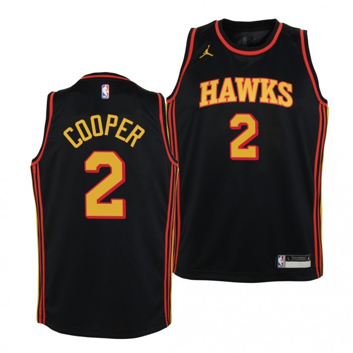 Youth Atlanta Hawks Sharife Cooper Statement Edition 2021 NBA Draft Jersey-Black