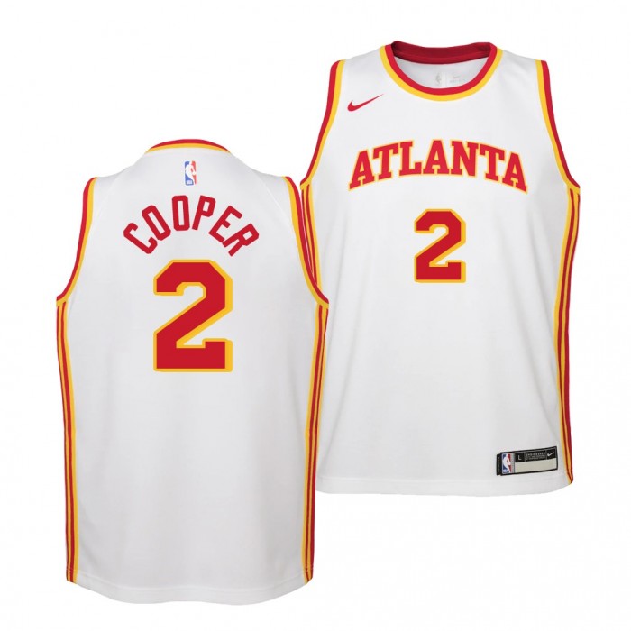 Youth Atlanta Hawks Sharife Cooper Association Edition 2021 NBA Draft Jersey-White