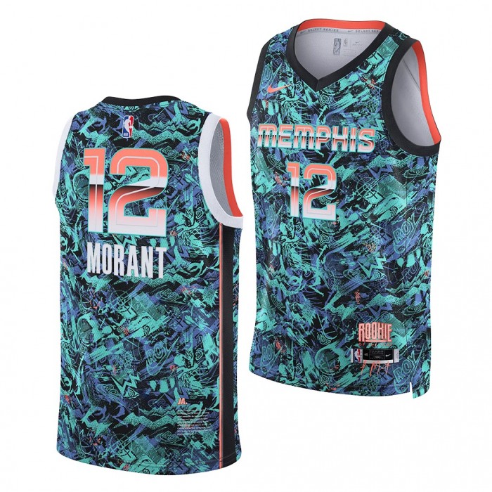 Murray State Racers 2019 Draft Ja Morant Grizzlies Green #12 Jersey Select Series