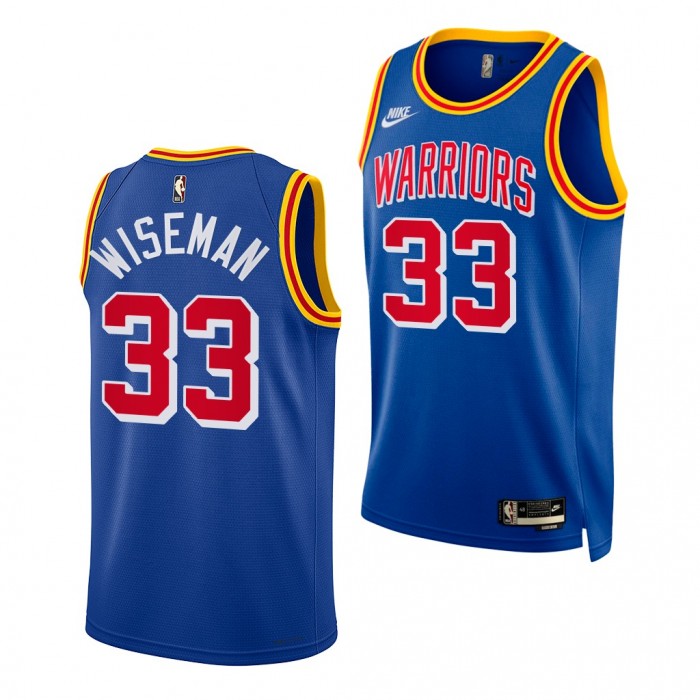2020 NBA Draft James Wiseman Warriors Year Zero Jersey Royal #33