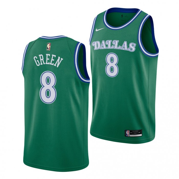 Josh Green Dallas Mavericks 2020 NBA Draft First Round Pick #8 Jersey Hardwood Classics-Green