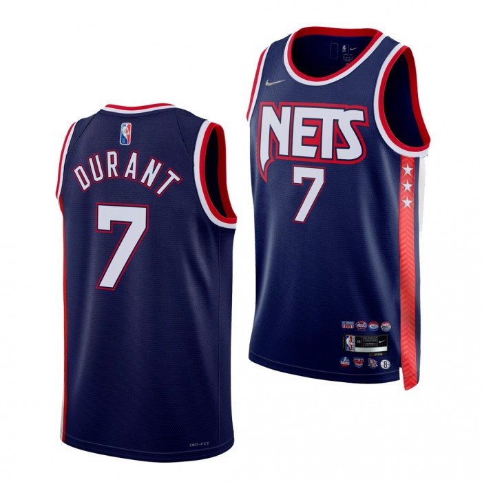 Brooklyn Nets Kevin Durant Jersey Blue 2021-22 City Edition Uniform