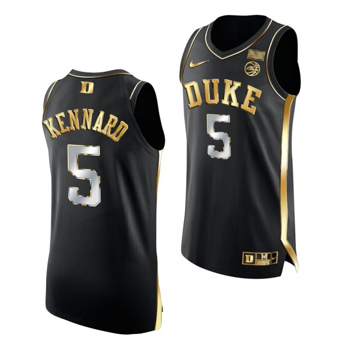 Luke Kennard Jersey Duke Blue Devils Golden Edition NBA Alumni Jersey-Black