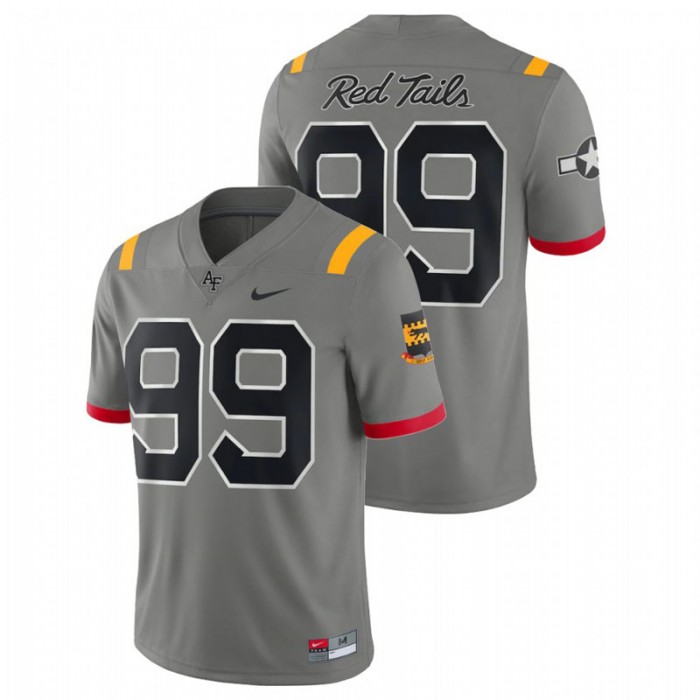 Air Force Falcons Game Anthracite Red Tails Alternate Jersey