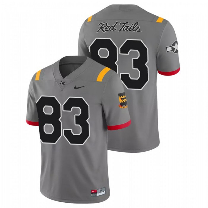 Jake Spiewak Air Force Falcons Game Anthracite Red Tails Alternate Jersey