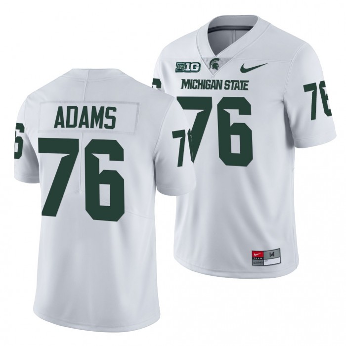 Michigan State Spartans Flozell Adams Men Jersey NFL Limited College Football Jersey-White