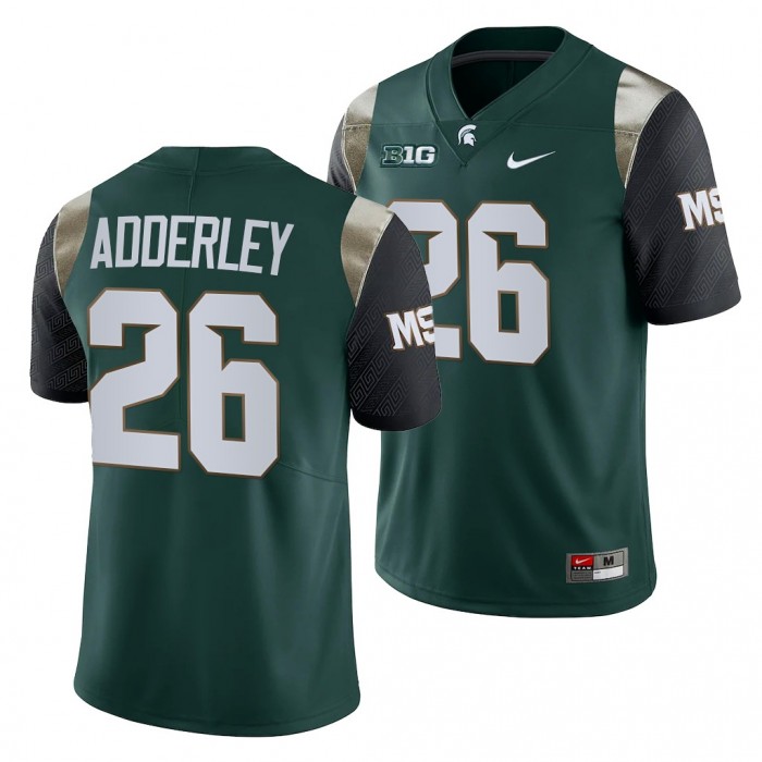 Michigan State Spartans Herb Adderley Men Jersey College Football NFL Limited Jersey-Green