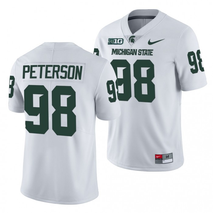 Michigan State Spartans Julian Peterson Men Jersey NFL Limited College Football Jersey-White