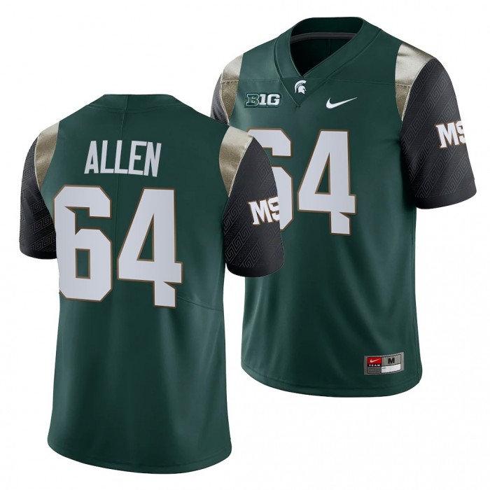Michigan State Spartans Matt Allen Men Jersey 2021-22 College Football Limited Jersey-Green