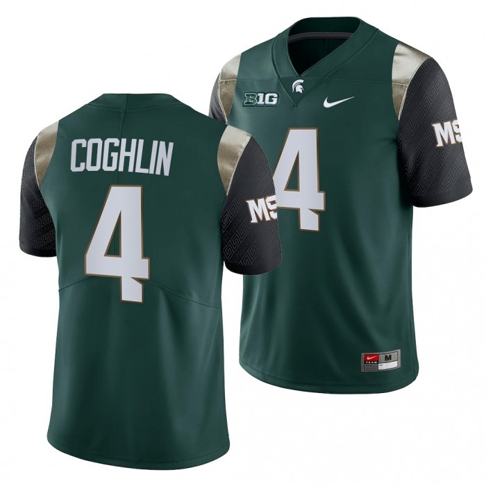 Michigan State Spartans Matt Coghlin Men Jersey 2021-22 College Football Limited Jersey-Green