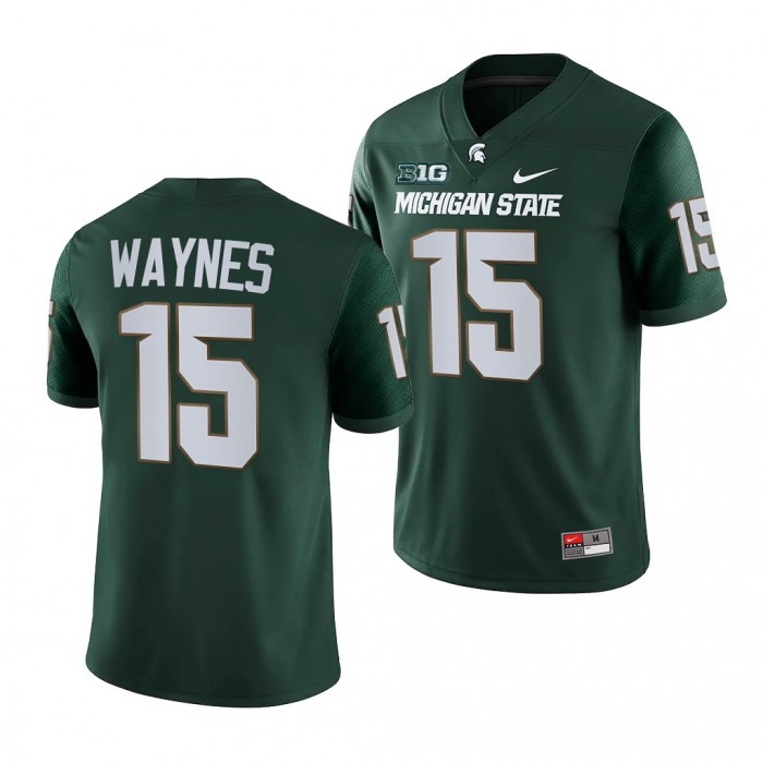 Michigan State Spartans Trae Waynes Green Jersey College Football NFL Game Jersey-Men