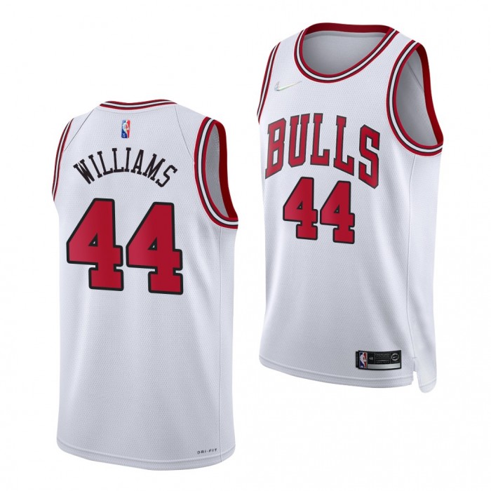 2020 NBA Draft Patrick Williams Bulls 75th Anniversary Diamond Jersey White #44