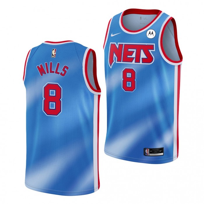 NBA Draft Patty Mills #8 Nets Blue Jersey