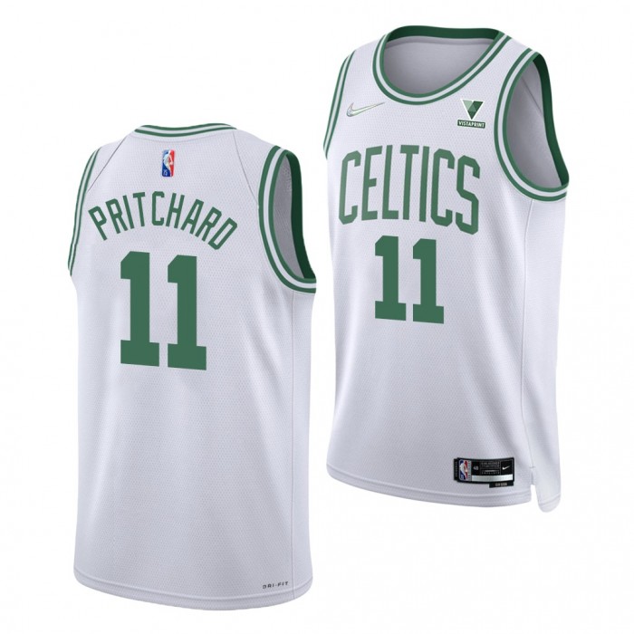 2020 NBA Draft Payton Pritchard Celtics 75th Anniversary Jersey White #11