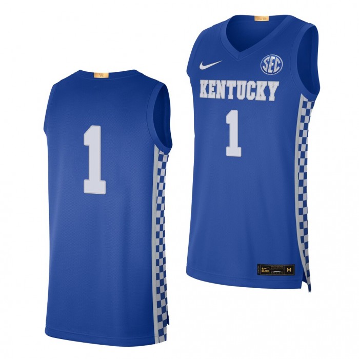Jersey Kentucky Wildcats 2021-22 College Basketball Authentic Jersey-Royal