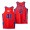 2020 NBA Draft Saddiq Bey Pistons NBA 75th Authentic Jersey Red #41