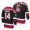 St. Cloud State Huskies Zach Okabe Black Lace-Up Hockey Jersey 2021-22