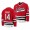 Zach Okabe St. Cloud State Huskies Red Away Jersey College Hockey 2021-22