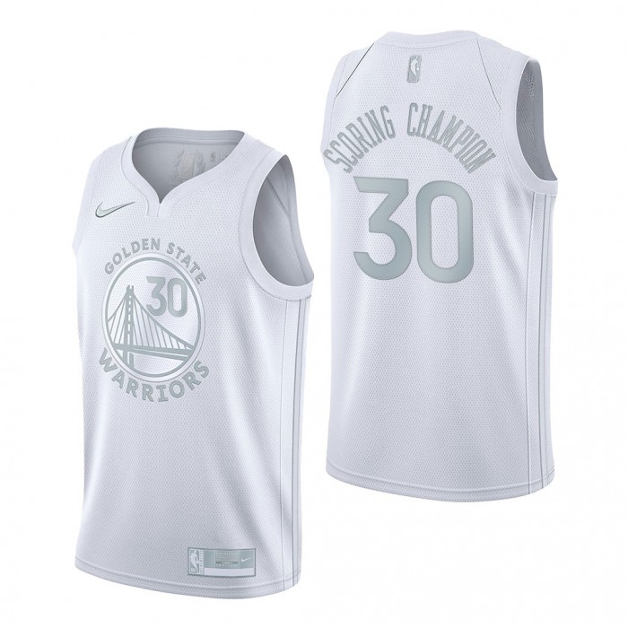 NBA Draft Stephen Curry #30 Warriors Platinum Jersey
