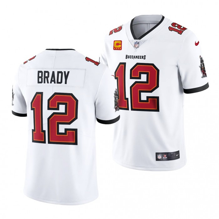 Tampa Bay Buccaneers Tom Brady Captain Limited Men Jersey-White
