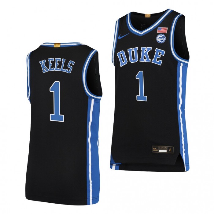 Trevor Keels Jersey Duke Blue Devils 2021-22 College Basketball Limited Jersey-Black