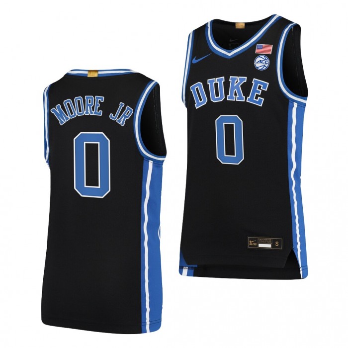 Wendell Moore Jr. Jersey Duke Blue Devils 2021-22 College Basketball Limited Jersey-Black