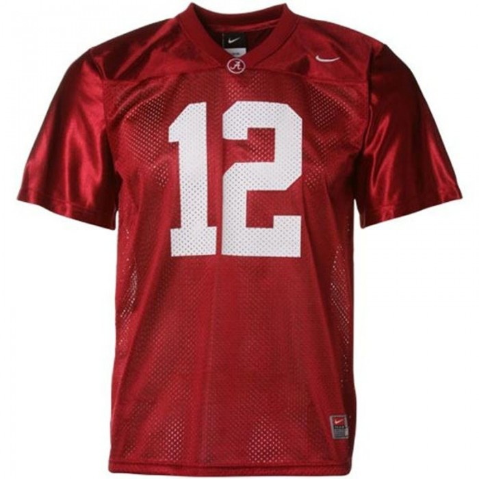 Alabama Crimson Tide #12 Joe Namath Red Football Youth Jersey