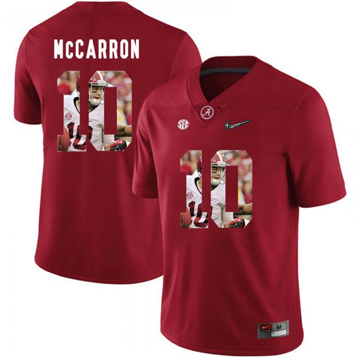 Alabama Crimson Tide Football Red College AJ McCarron Jersey