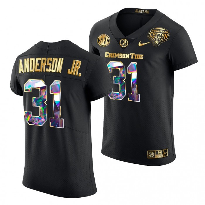 Alabama Crimson Tide Will Anderson Jr. Jersey Black 2021 Cotton Bowl