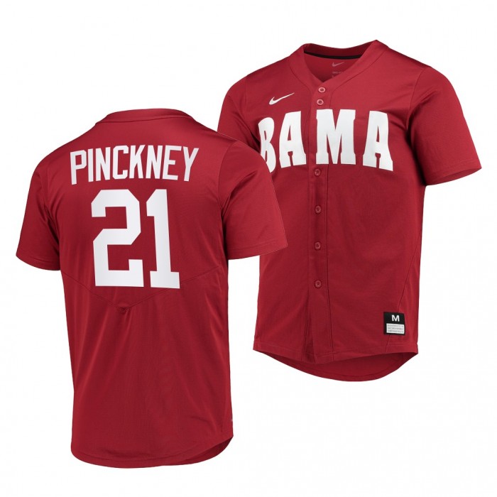 Andrew Pinckney Alabama Crimson Tide 2022 College Baseball Men Jersey-Crimson