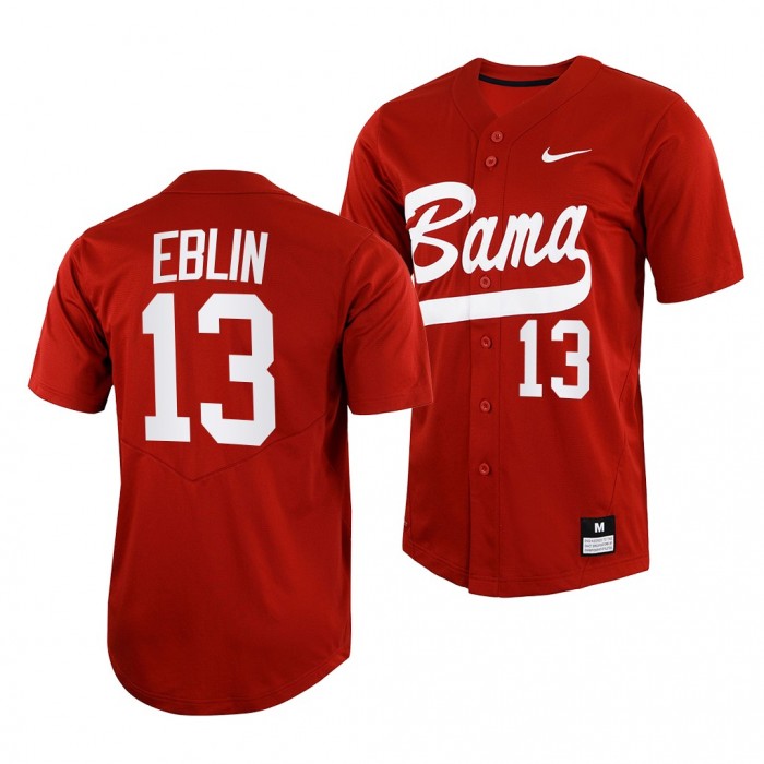 Bryce Eblin Alabama Crimson Tide 2022 College Baseball Men Jersey-Crimson