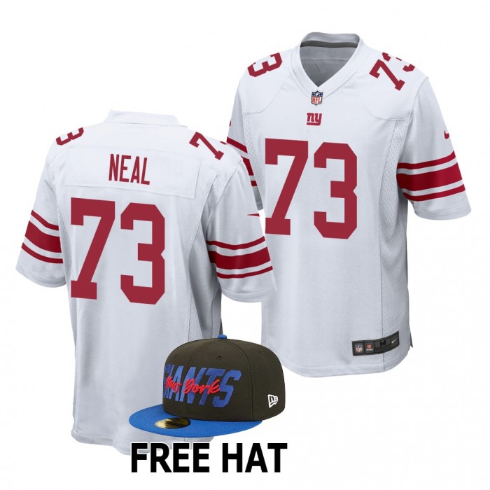 Evan Neal New York Giants 2022 NFL Draft White Men Alternate Jersey Alabama Crimson Tide