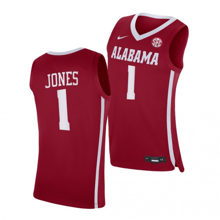 Herbert Jones Alabama Crimson Tide Red Jersey 2021-22 College Basketball Shirt