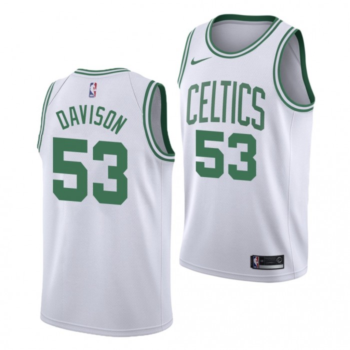 Alabama Crimson Tide 2022 NBA Draft JD Davison #53 Celtics White Jersey Association Edition