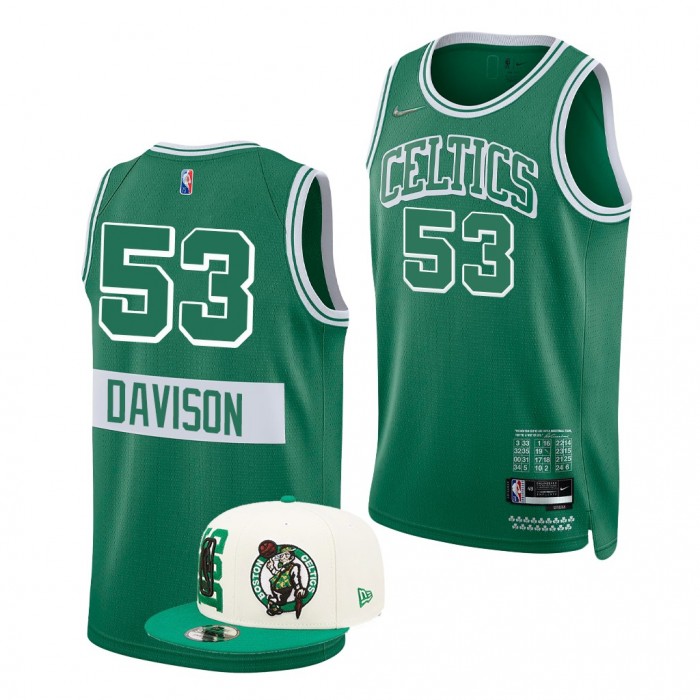 Alabama Crimson Tide JD Davison 2022 NBA Draft Boston Celtics Green City Edition Jersey