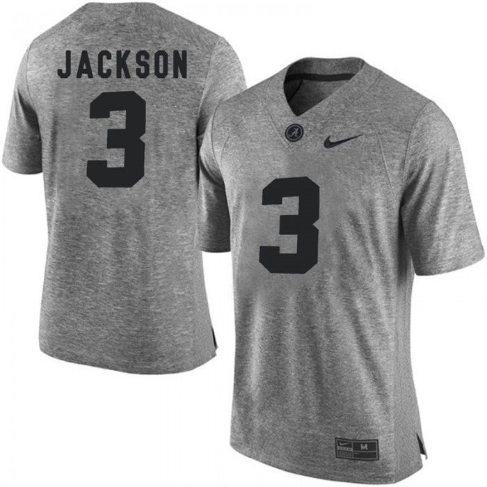 Male Alabama Crimson Tide Kareem Jackson Gray NCAA Football Gridiron Gray Limited Jersey